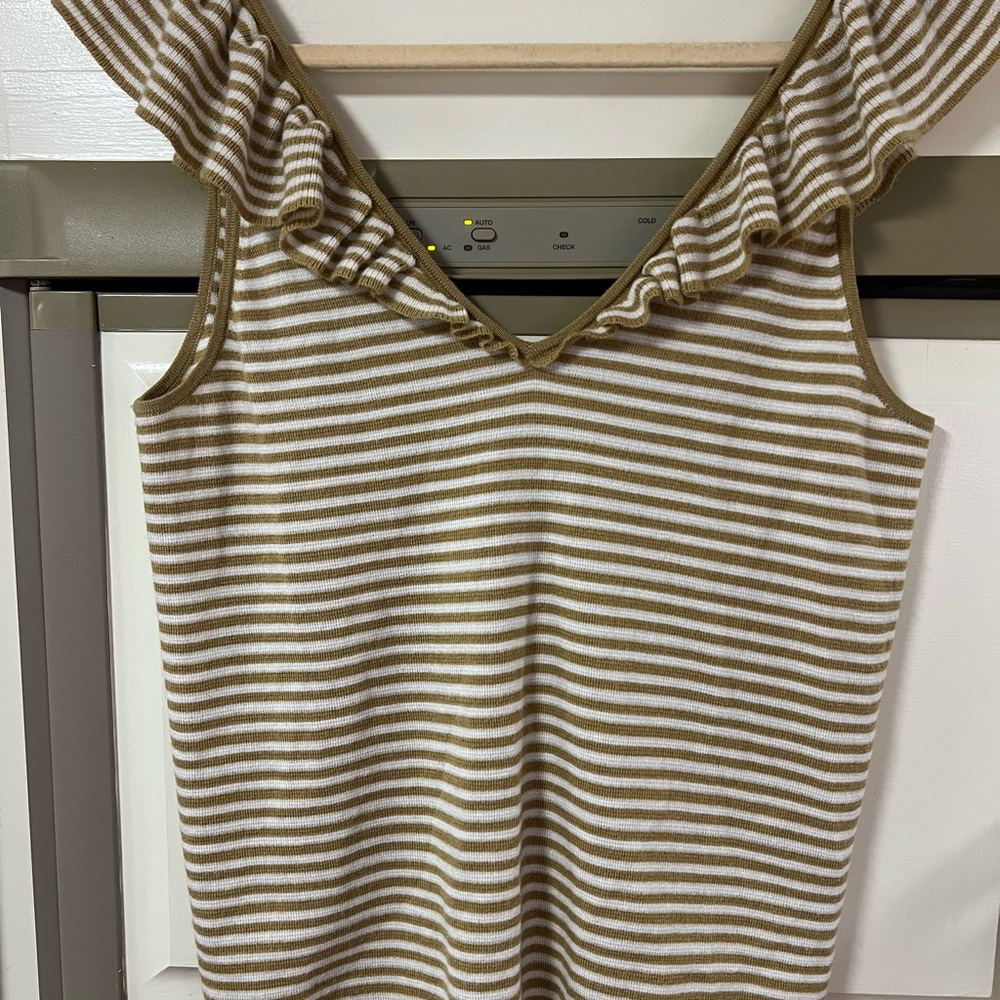 Madewell Wool Ruffle Top - Picture 3 of 10